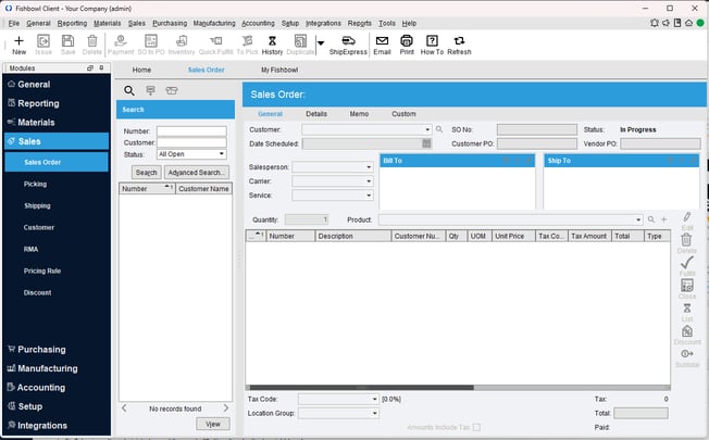 StockTrim - Fishbowl Integration